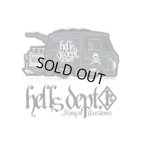 Photo1: HELLS DEPT x FUNKASTOK MOTORS 【"HELLS KOOL KOMBI" PINS】DK.GRAY (1)