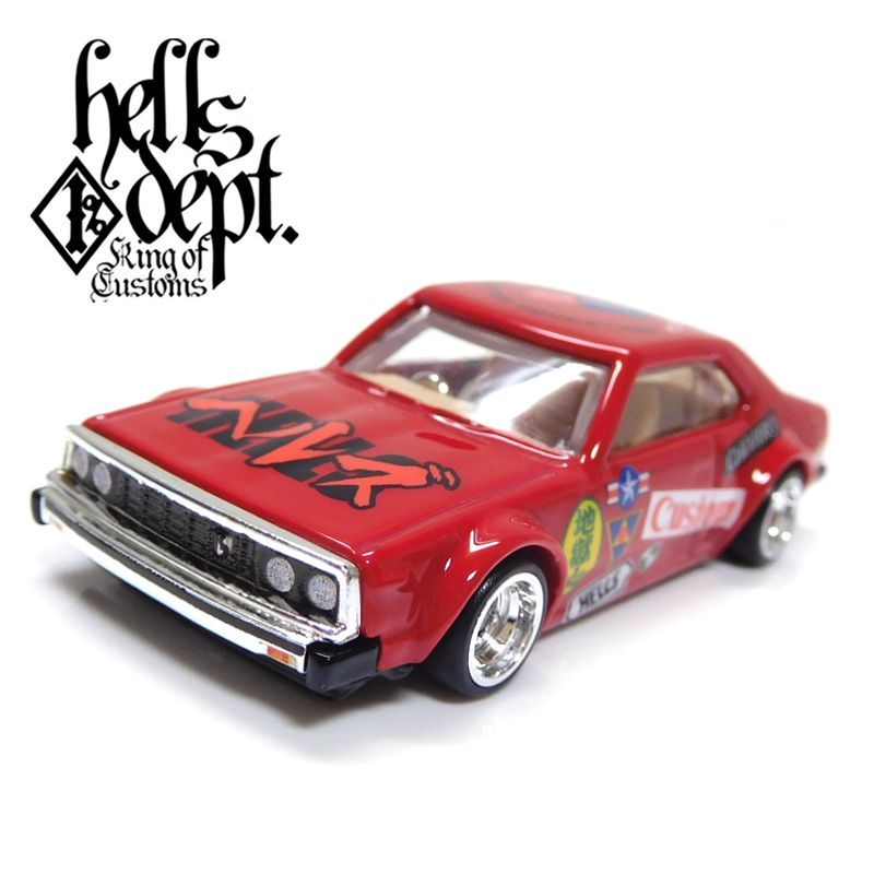 Photo: JDC13 【"HELLS" NISSAN SKYLINE C210 JAPAN (FINISHED PRODUCT)】 RED/RR (MYSTERY PACKED) 