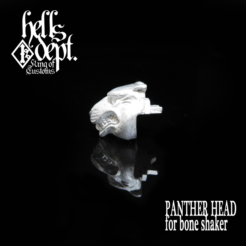 Photo: MARVEL 【PANTHER HEAD for Bone Shaker】(WHITE METAL)