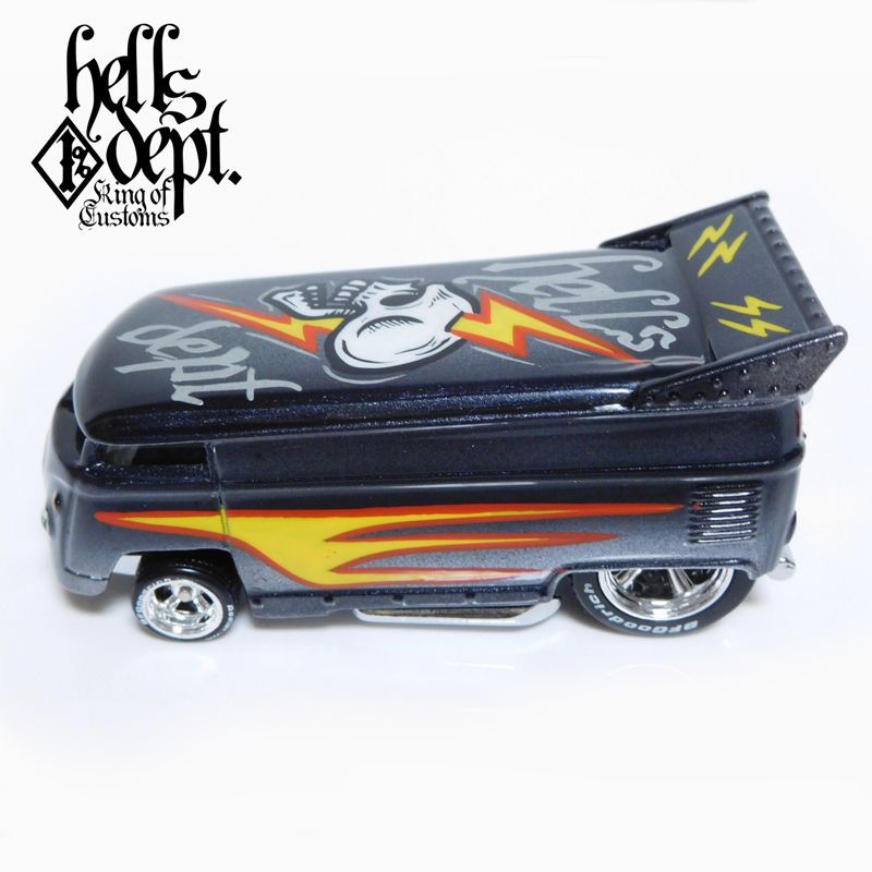 Photo: JDC13 X BOO Pinstriping 【VOLKSWAGEN DRAG BUS (FINISHED PRODUCT)】BLACK/RR(SKULL)