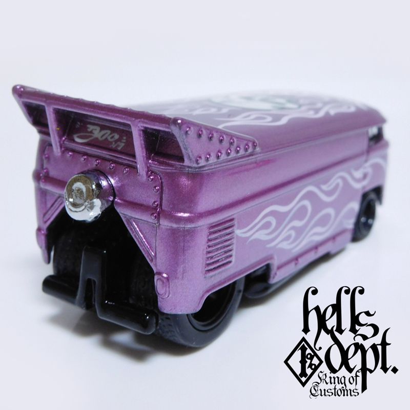 Photo: JDC13 X BOO Pinstriping 【VOLKSWAGEN DRAG BUS (FINISHED PRODUCT)】PURPLE/RR(SKULL)