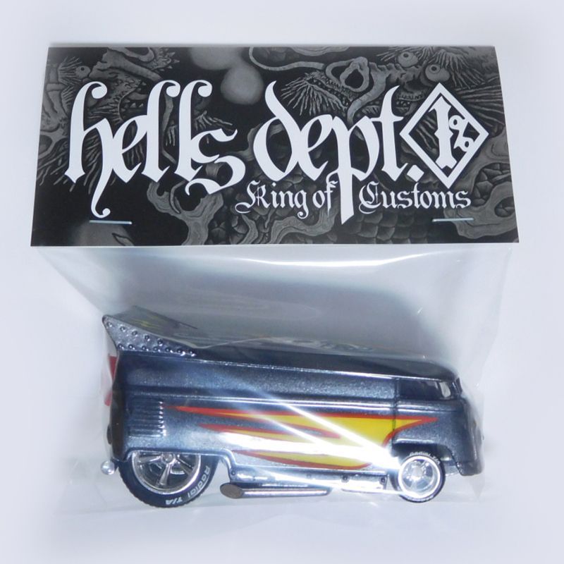 Photo: JDC13 X BOO Pinstriping 【VOLKSWAGEN DRAG BUS (FINISHED PRODUCT)】BLACK/RR(SKULL)