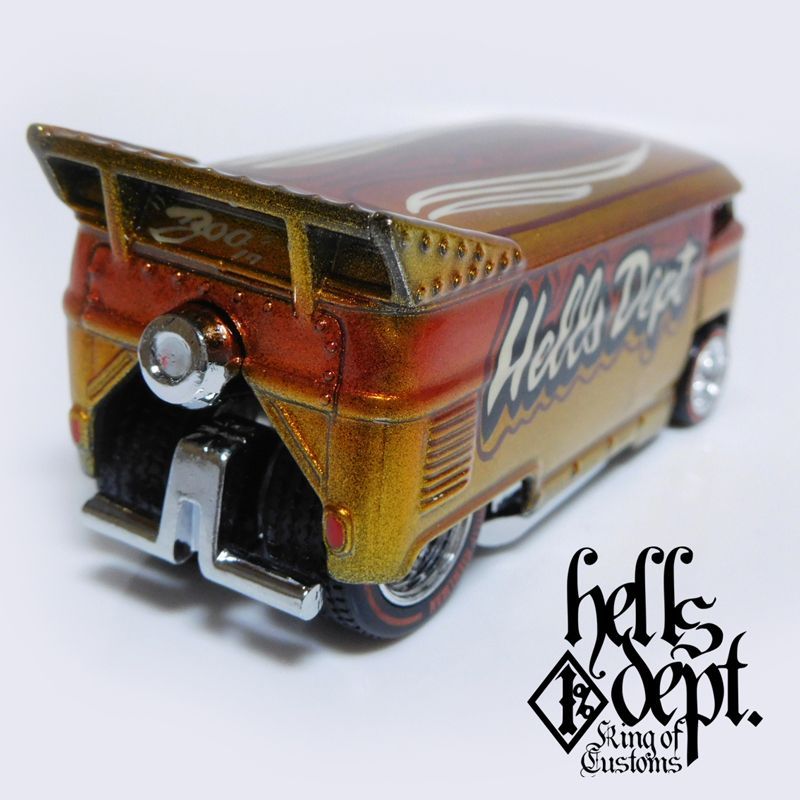 Photo: JDC13 X BOO Pinstriping 【VOLKSWAGEN DRAG BUS (FINISHED PRODUCT)】ORANGE/RR