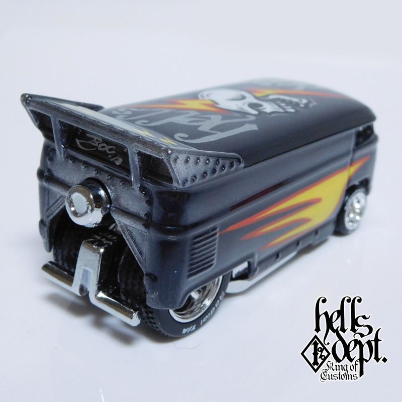 Photo: JDC13 X BOO Pinstriping 【VOLKSWAGEN DRAG BUS (FINISHED PRODUCT)】BLACK/RR(SKULL)