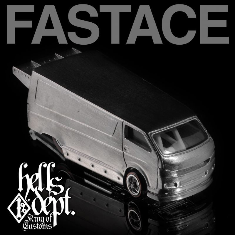 Photo: DOUBLE LOSER[S]  【FAST ACE (TOYOTA HI-ACE DRAG CAR)】(WHITE METAL)