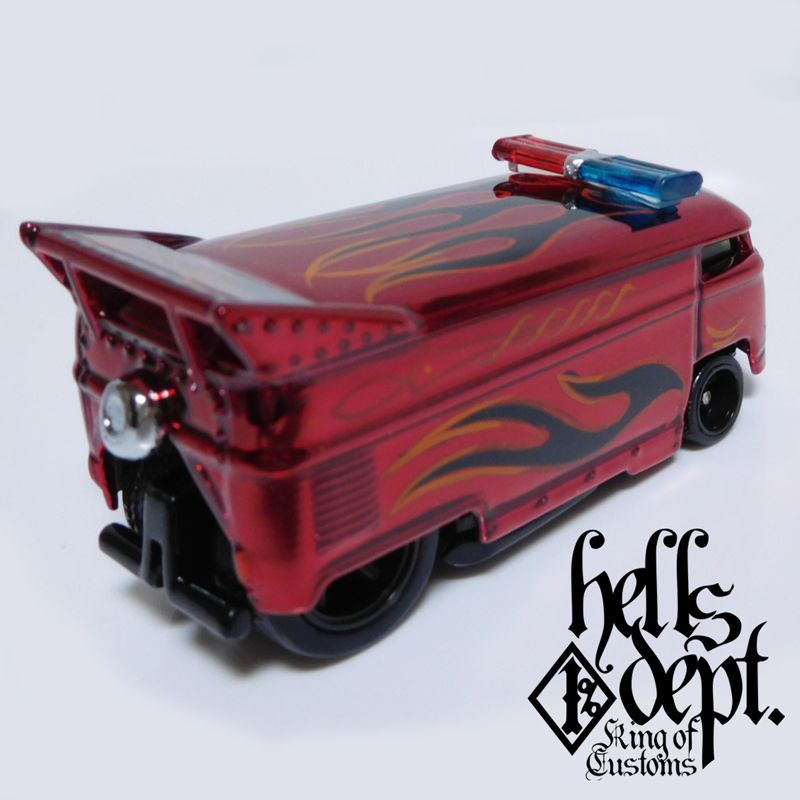Photo: JDC13 X SHO Pinstriping 【VOLKSWAGEN DRAG BUS with BAR (FINISHED PRODUCT)】RED/RR