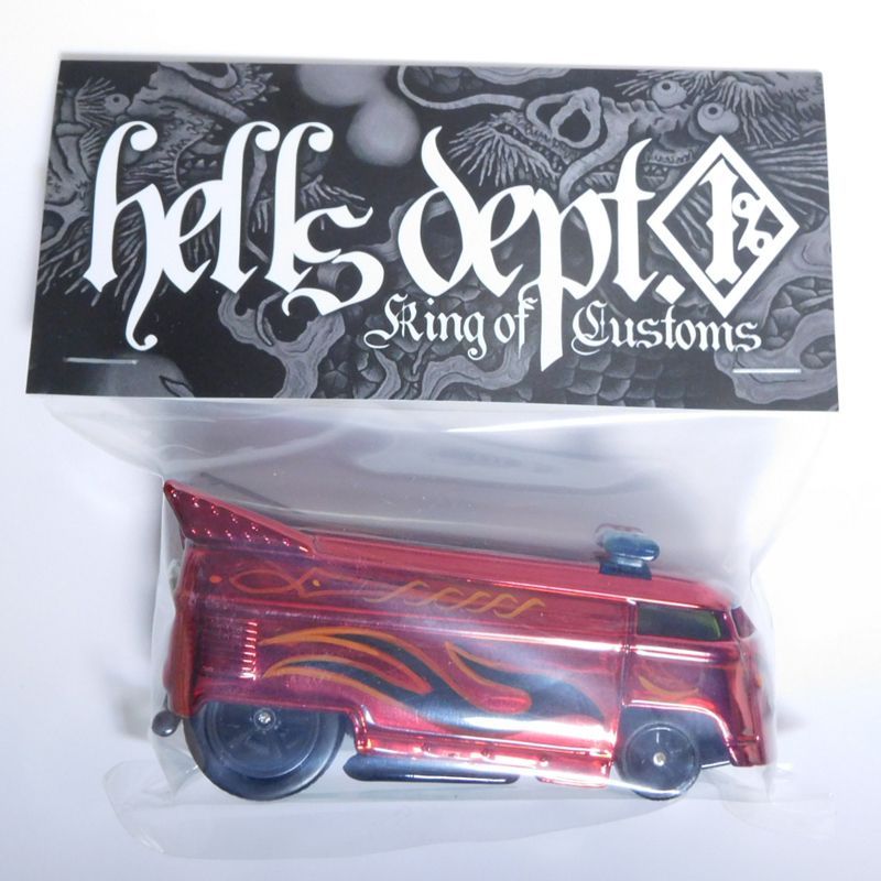 Photo: JDC13 X SHO Pinstriping 【VOLKSWAGEN DRAG BUS with BAR (FINISHED PRODUCT)】RED/RR