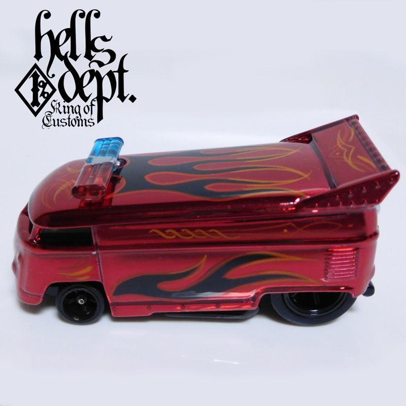 Photo: JDC13 X SHO Pinstriping 【VOLKSWAGEN DRAG BUS with BAR (FINISHED PRODUCT)】RED/RR