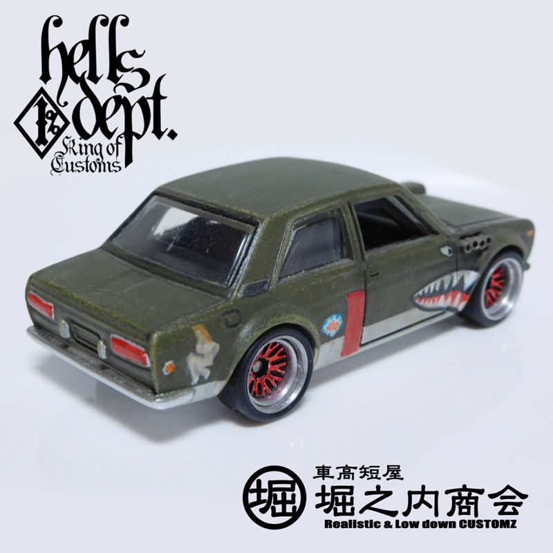 Photo: HORINOUCHI SHOUKAI 【DATSUN 510 BLUEBIRD H's CUSTOM (FINISHED PRODUCT)】FLAT OLIVE/RR