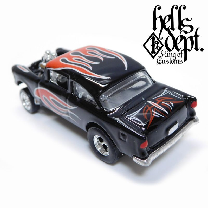 Photo: SHO Pinstriping 【'55 CHEVY BEL AIR GASSER (FINISHED PRODUCT)】BLACK-RED/RR