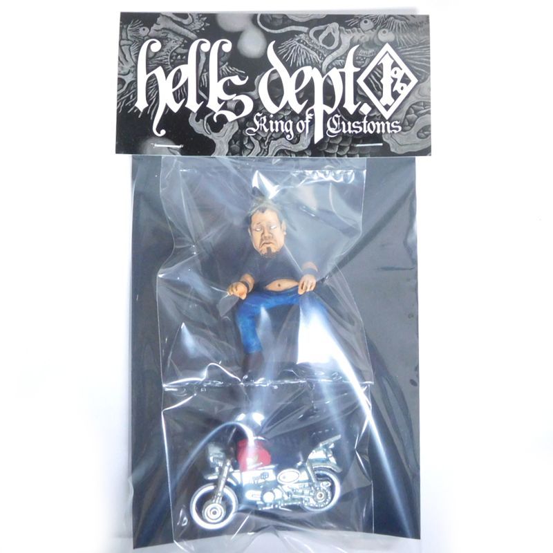 Photo: HELLS DEPT【COOKIE FIGURE with HONDA MONKEY (HAND PAINTED)】(RESIN FIGURES)