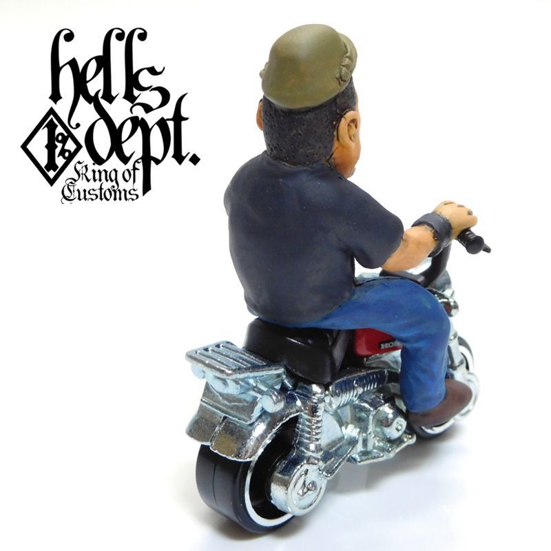 Photo: HELLS DEPT【COOKIE FIGURE with HONDA MONKEY (HAND PAINTED)】(RESIN FIGURES)