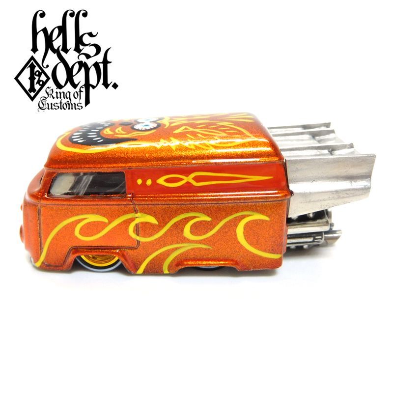 Photo: BOO Pinstriping 【EVWO "FAT MAN" with Pinstriped Picture (FINISHED PRODUCT)】ORANGE/RR