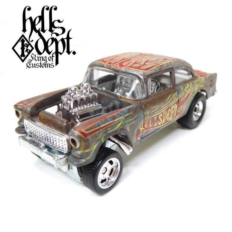 Photo: LOWERED B'STYLE x KATSUNUMA SEISAKUSYO 【'55 CHEVY BEL AIR GASSER (FINISHED PRODUCT)】RUSTED-RED/RR