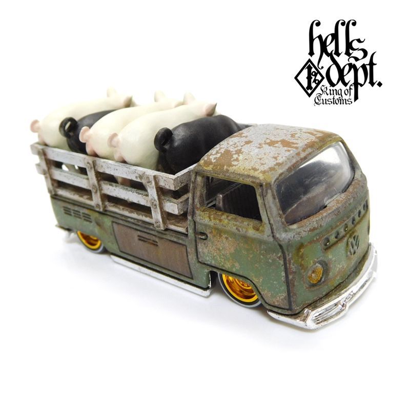 Photo: KATSUNUMA SEISAKUSYO 【VOLKSWAGEN T2 "PIG UP" TYPE-1 (FINISHED PRODUCT)】GREEN/RR