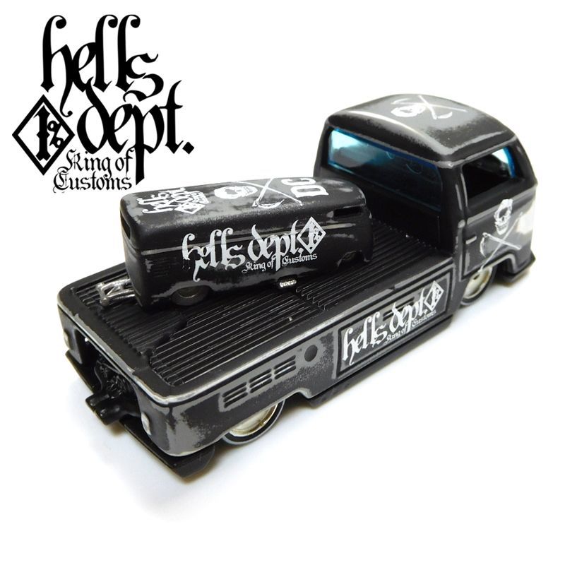 Photo: REDRUM X JDC13 【VOLKSWAGEN T2 PICKUP with MICRO DRAG BUS (FINISHED PRODUCT)】 BLACK-GRAY