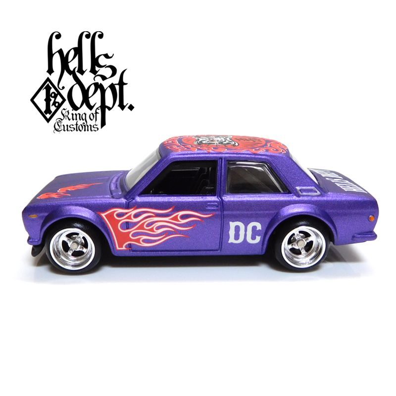 Photo: 【"DARUMA" DATSUN 510 (FINISHED PRODUCT)】 FLAT PURPLE/RR