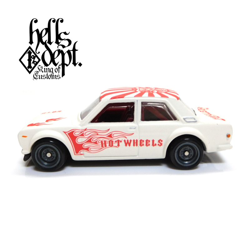 Photo: 【"DARUMA" DATSUN 510 (FINISHED PRODUCT)】 FLAT WHITE/RR