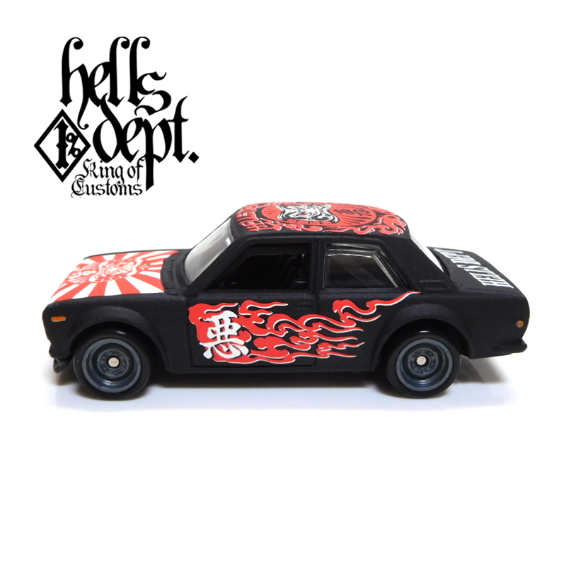 Photo: 【"DARUMA" DATSUN 510 (FINISHED PRODUCT)】 FLAT BLACK/RR