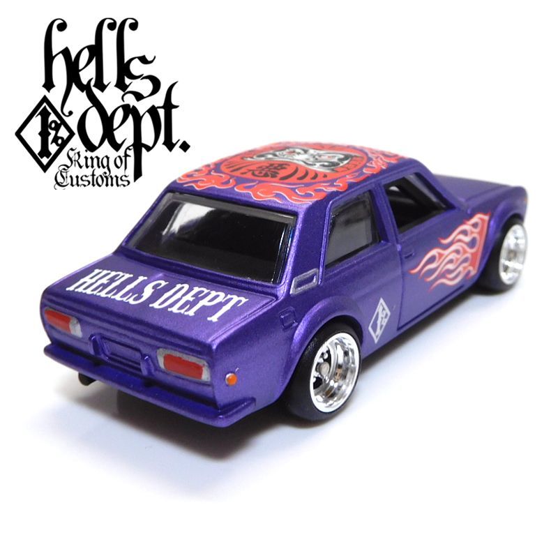 Photo: 【"DARUMA" DATSUN 510 (FINISHED PRODUCT)】 FLAT PURPLE/RR