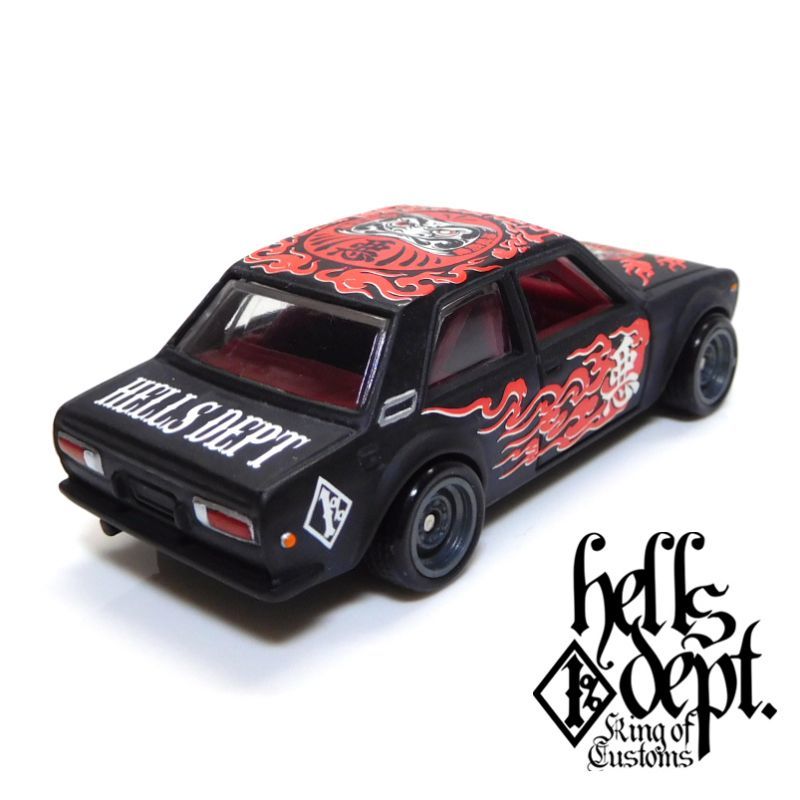 Photo: 【"DARUMA" DATSUN 510 (FINISHED PRODUCT)】 FLAT BLACK/RR