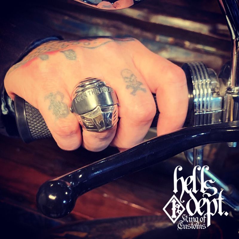 Photo: PRODUCTION BY ORDER 【F.T.P. "OUTLAW" SILVER RING】 SILVER 925 (Shipping about 1 month after ordering)