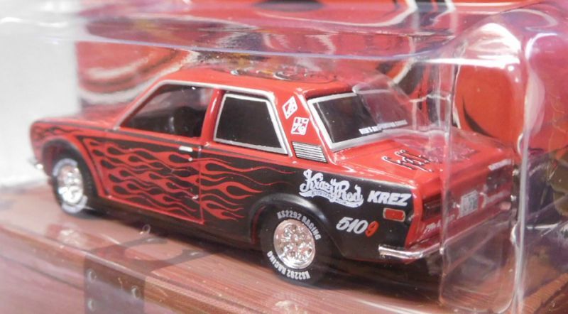 Photo: "HELLS DEPT X GREENLIGHT" 【"INCLUDED LIMITED DESIGN SHEET" DATSUN 510 (5109 TENGU)】RED/RR