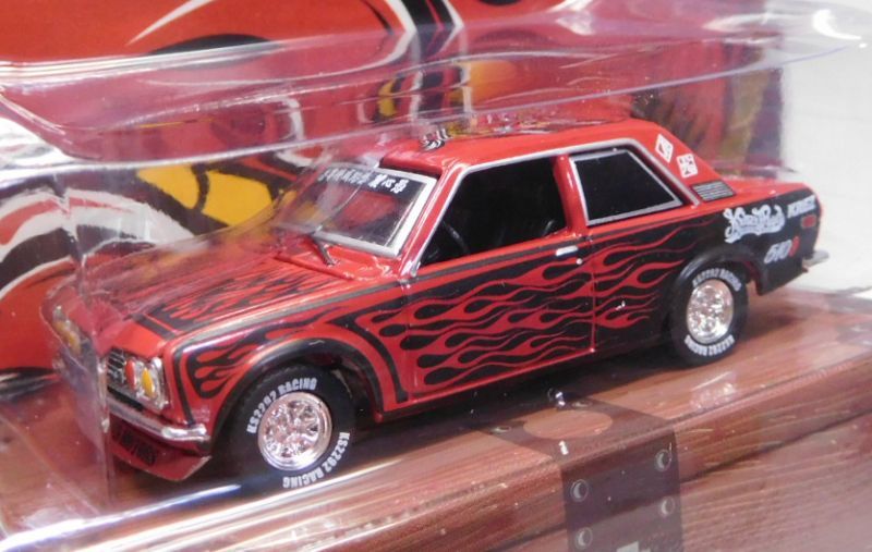 Photo: "HELLS DEPT X GREENLIGHT" 【"INCLUDED LIMITED DESIGN SHEET" DATSUN 510 (5109 TENGU)】RED/RR