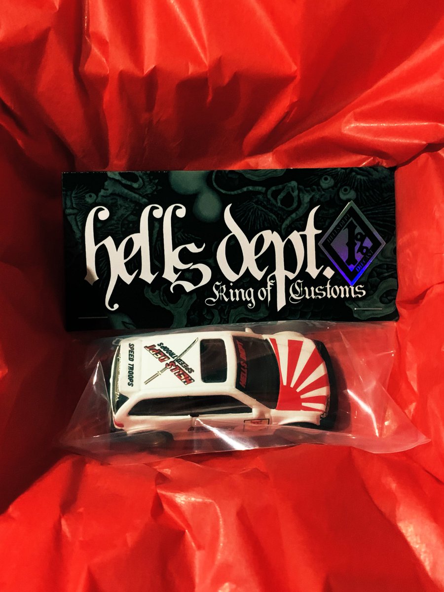 Photo: HELLS DEPT- DECAL 【"KANJO"】(for '90 HONDA CIVIC EF)