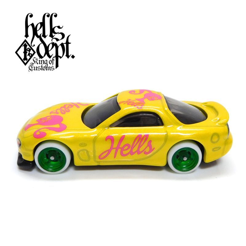 Photo: JDC13 【"HELLBIE" '95 MAZDA RX-7 (FINISHED PRODUCT)】YELLOW/RR