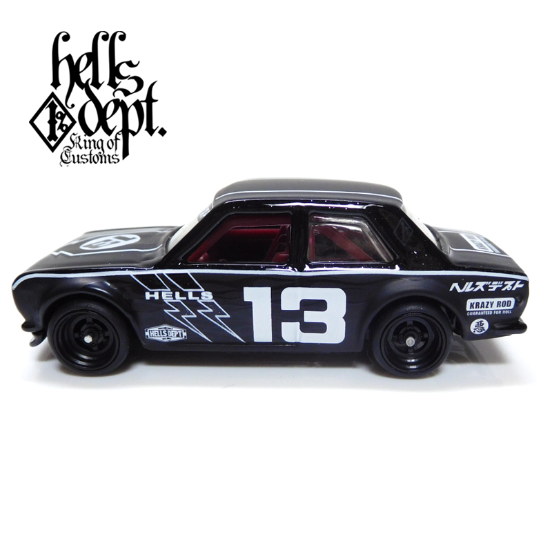 Photo: JDC13 【"HELLS DEPT 9th ANNIVERSARY MODEL VOL.3" DATSUN 510 (FINISHED PRODUCT)】 BLACK/RR