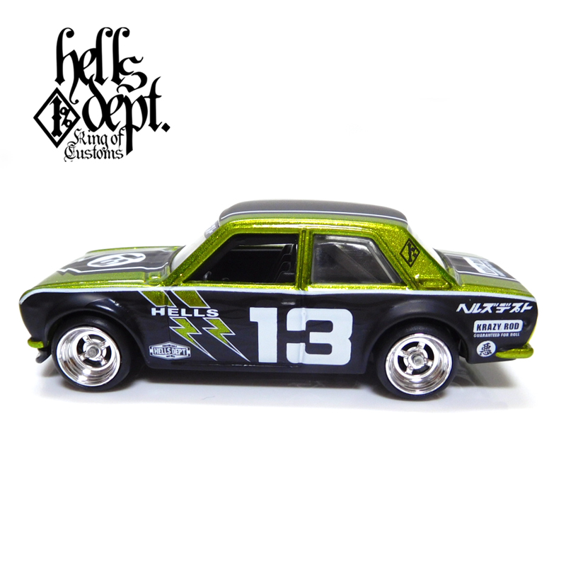 Photo: JDC13 【"HELLS DEPT 9th ANNIVERSARY MODEL VOL.5" DATSUN 510 (FINISHED PRODUCT)】 GREEN/RR
