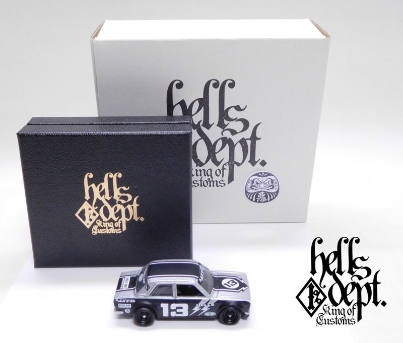 Photo: JDC13 【"HELLS DEPT 9th ANNIVERSARY MODEL VOL.2" DATSUN 510 (FINISHED PRODUCT)】 SILVER/RR