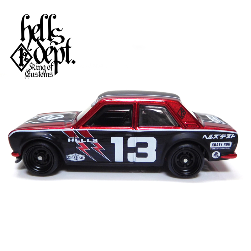 Photo: JDC13 【"HELLS DEPT 9th ANNIVERSARY MODEL VOL.4" DATSUN 510 (FINISHED PRODUCT)】 RED/RR