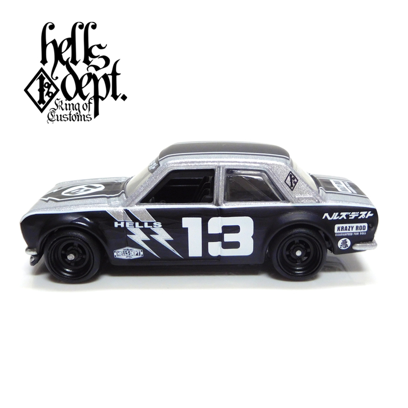 Photo: JDC13 【"HELLS DEPT 9th ANNIVERSARY MODEL VOL.2" DATSUN 510 (FINISHED PRODUCT)】 SILVER/RR