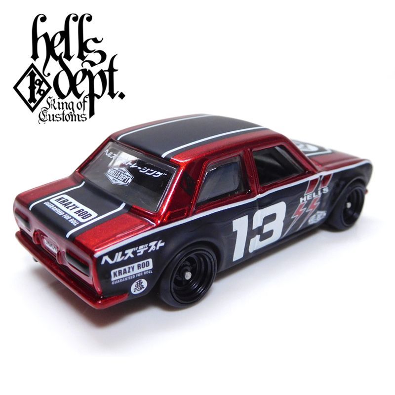 Photo: JDC13 【"HELLS DEPT 9th ANNIVERSARY MODEL VOL.4" DATSUN 510 (FINISHED PRODUCT)】 RED/RR