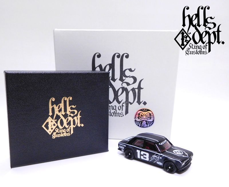 Photo: JDC13 【"HELLS DEPT 9th ANNIVERSARY MODEL VOL.3" DATSUN 510 (FINISHED PRODUCT)】 BLACK/RR