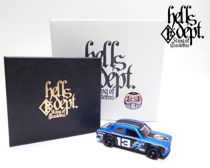 Photo: JDC13 【"HELLS DEPT 9th ANNIVERSARY MODEL VOL.6" DATSUN 510 (FINISHED PRODUCT)】 BLUE/RR