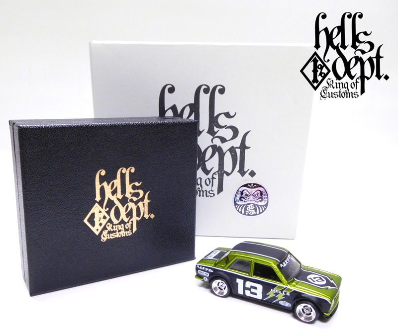 Photo: JDC13 【"HELLS DEPT 9th ANNIVERSARY MODEL VOL.5" DATSUN 510 (FINISHED PRODUCT)】 GREEN/RR