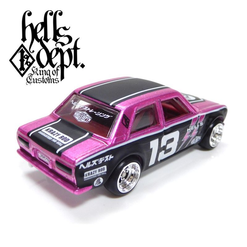 Photo: JDC13 【"HELLS DEPT 9th ANNIVERSARY MODEL VOL.7" DATSUN 510 (FINISHED PRODUCT)】 PINK/RR