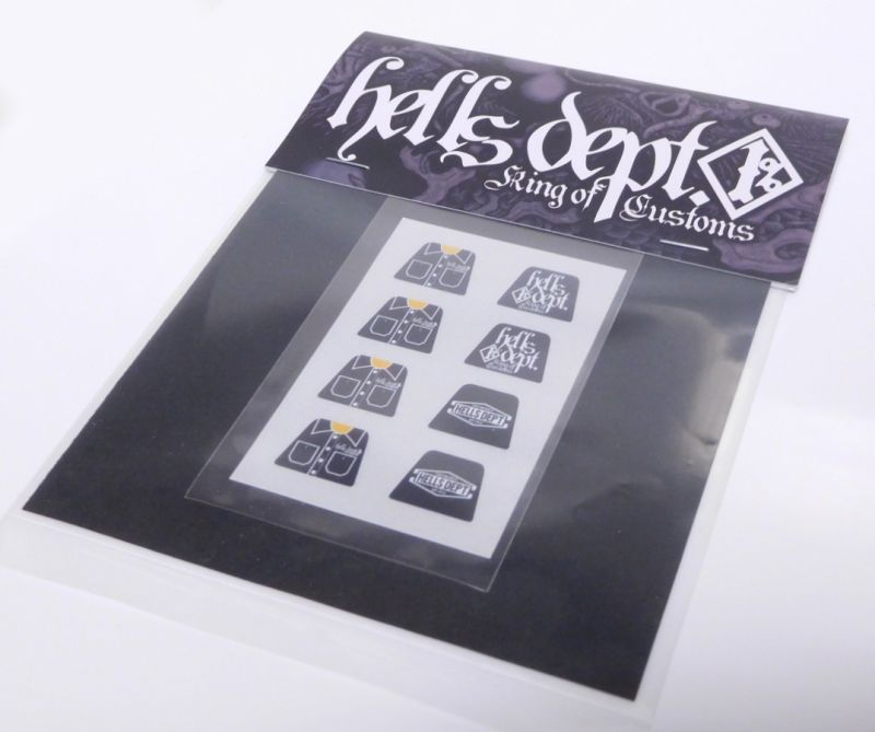 Photo: HELLS DEPT- DECAL 【"MINI FIG"】(for LEGO)