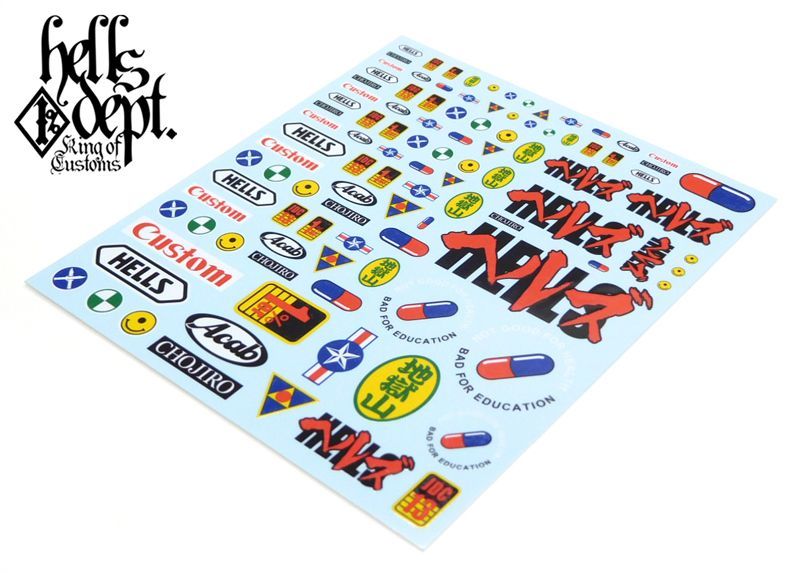 Photo: HELLS DEPT- DECAL 【"HELLS like AKIRA"】