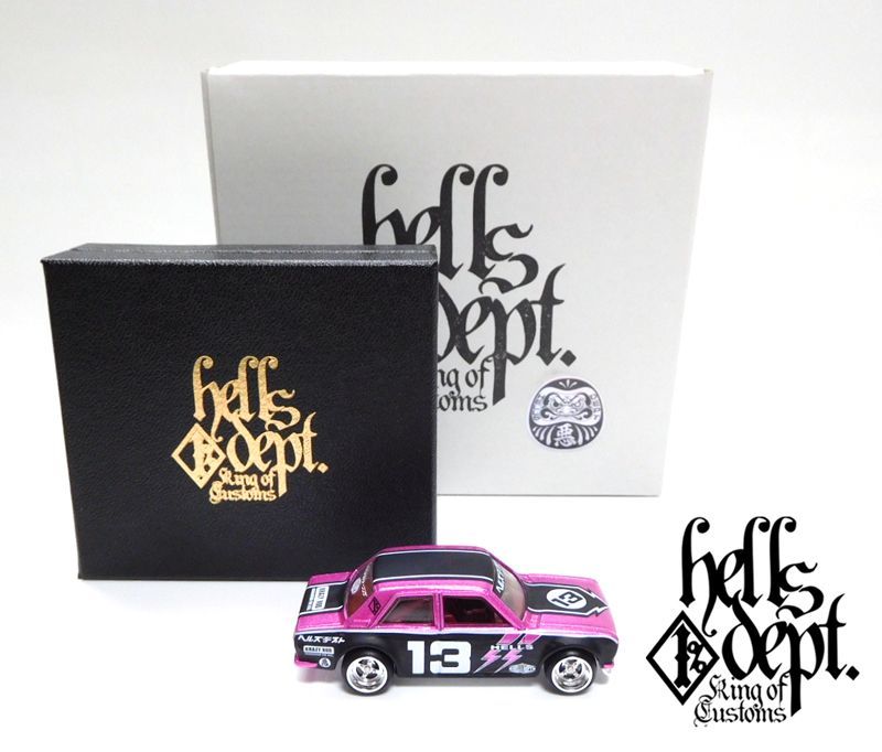 Photo: JDC13 【"HELLS DEPT 9th ANNIVERSARY MODEL VOL.7" DATSUN 510 (FINISHED PRODUCT)】 PINK/RR