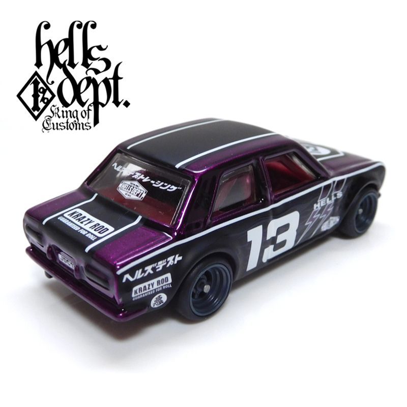 Photo: JDC13 【"HELLS DEPT 9th ANNIVERSARY MODEL VOL.8" DATSUN 510 (FINISHED PRODUCT)】 PURPLE/RR