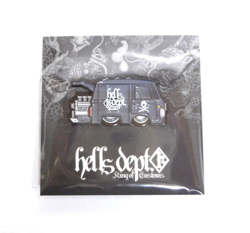 Photo: HELLS DEPT x FUNKASTOK MOTORS 【"HELLS KOOL KOMBI" PINS】DK.GRAY