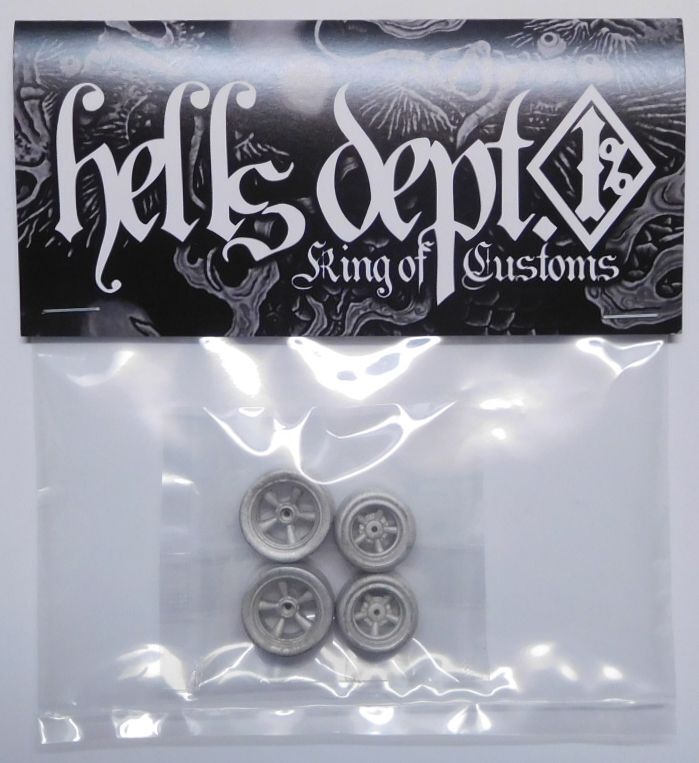 Photo: 【METAL TIRES for BONE SHAKER (CUSTOM PARTS)】(WHITE METAL)